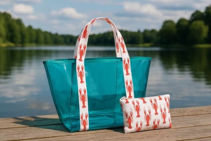 ⁦sac de plage en pvc⁩ - الصورة ⁦3⁩